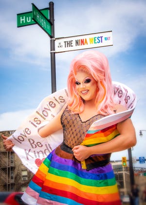 Andrew Levitt, who is best known by his stage name Nina West, said too often LGBTQIA+ people are told they don't fit in, a message that Buckeye Ranch hopes to dispel with its new "I Wish Someone Would Have Told Me" campaign.