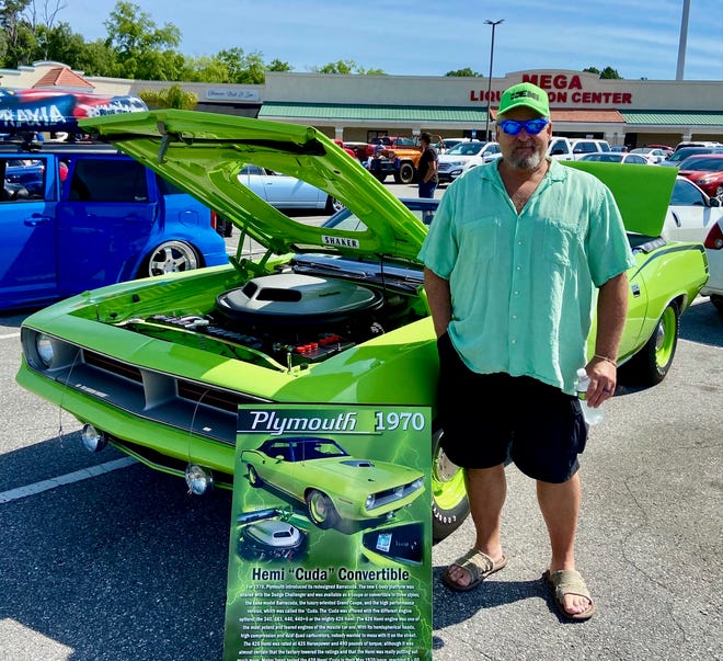 Tim Mesmer’s 1970 Limelight Green Plymouth Hemi ‘Cuda Convertible was judged Best of Show at the sixth annual San Jose Car & Truck Show, held April 10 at Dupont Station Shopping Center.