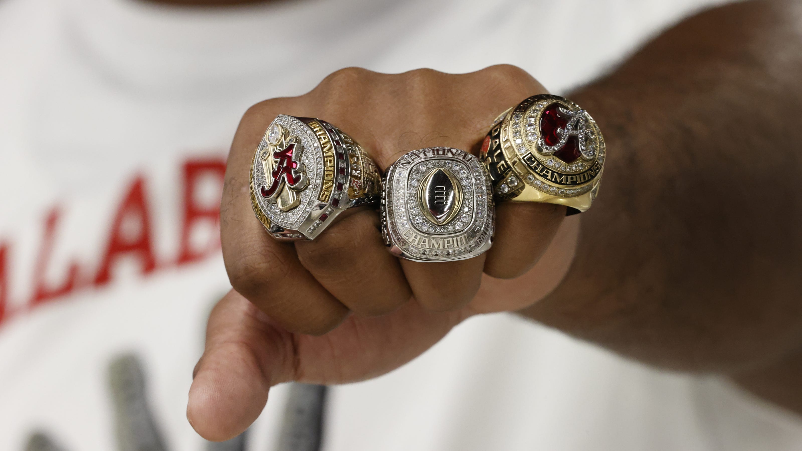 First football game For Alabama football: Steak and beans and championship rings
