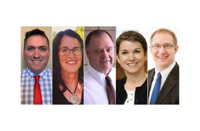 From left, Cory Begley, Paulette Ludens, Marc Murren, Kate Parker and Anthony Pizer.