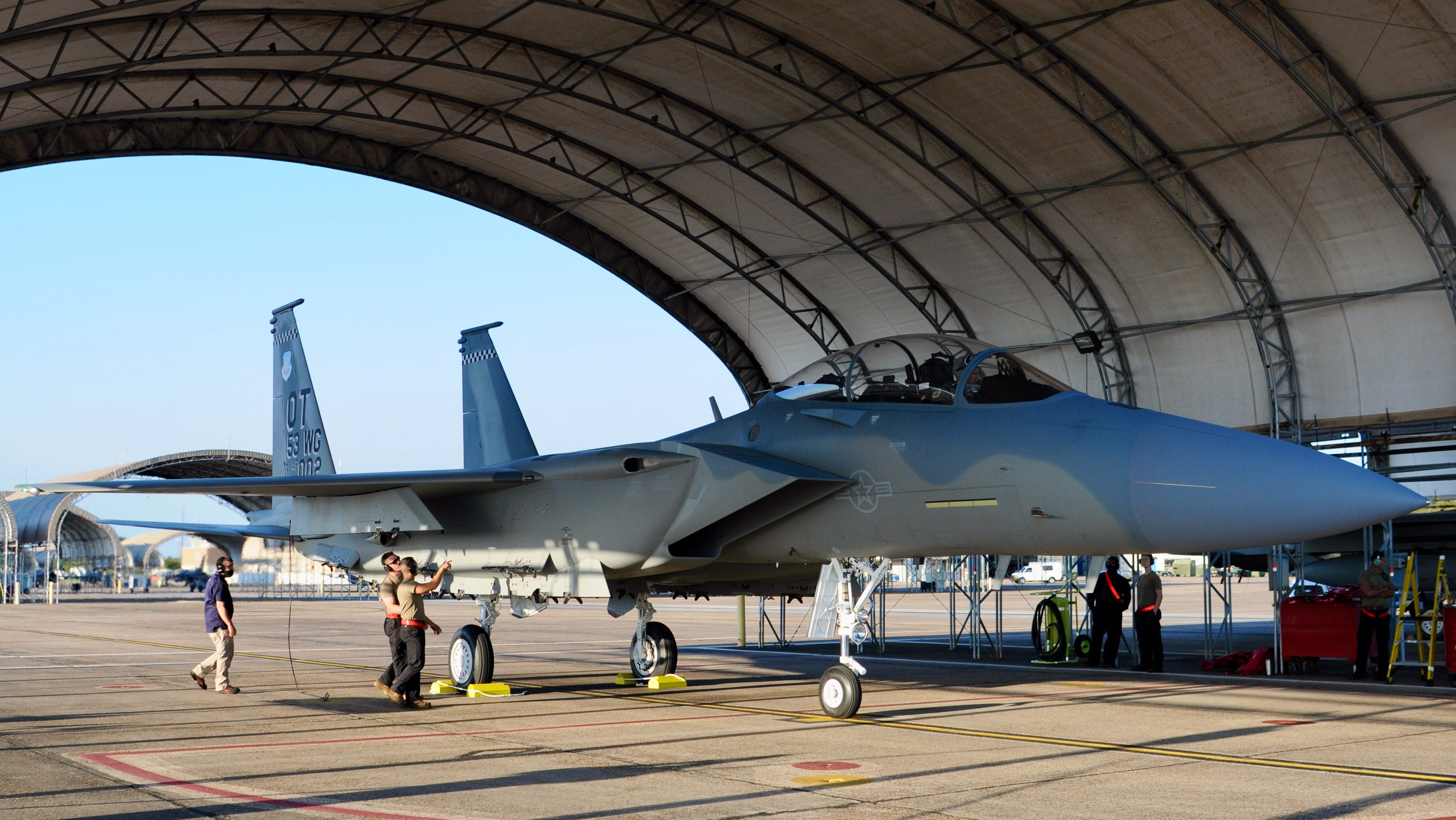 Eglin AFBheadquartered 53rd Wing testing F15EX Eagle II aircraft