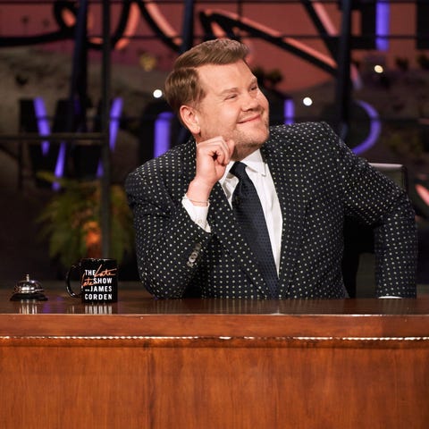James Corden on "The Late Late Show."