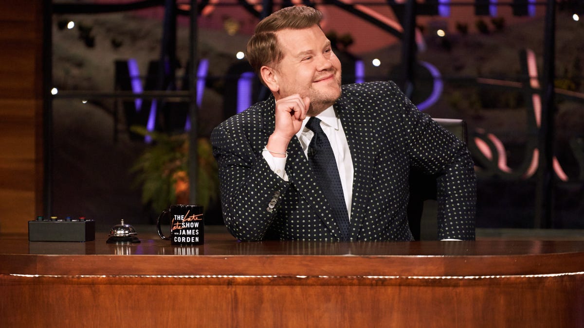 James Corden on "The Late Late Show."