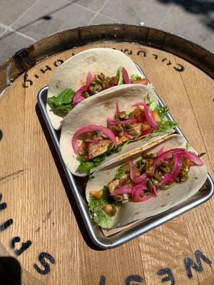 Tuna tacos at North High Brewing Co. in Dublin