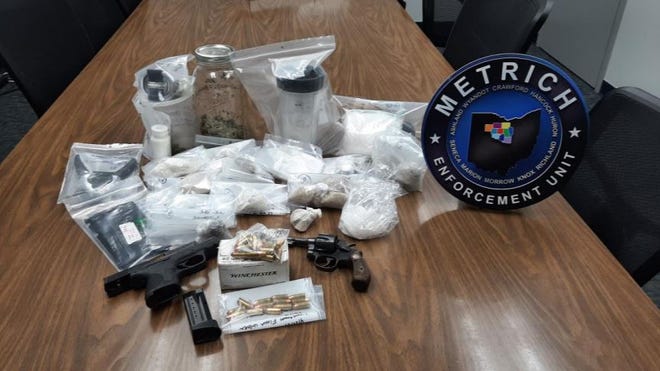 The METRICH Enforcement Unit says it seized $71,009 worth of suspected drugs during a bust Thursday evening.