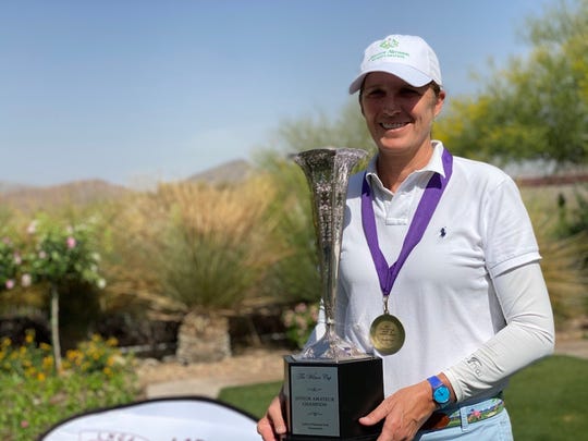 U.S. Curtis Cup captain Sarah Ingram won the inaugural LNGA Senior Amateur tournament on April 21, 2021 in Anthem, Arizona.