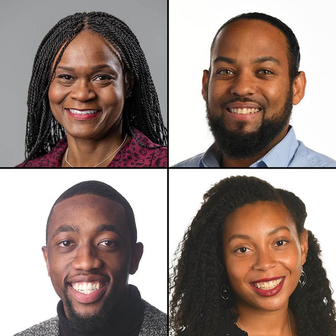 From top left, USA TODAY's Suzette Hackney, Jarrad Henderson, Harrison Hill and N'dea Yancey-Bragg.