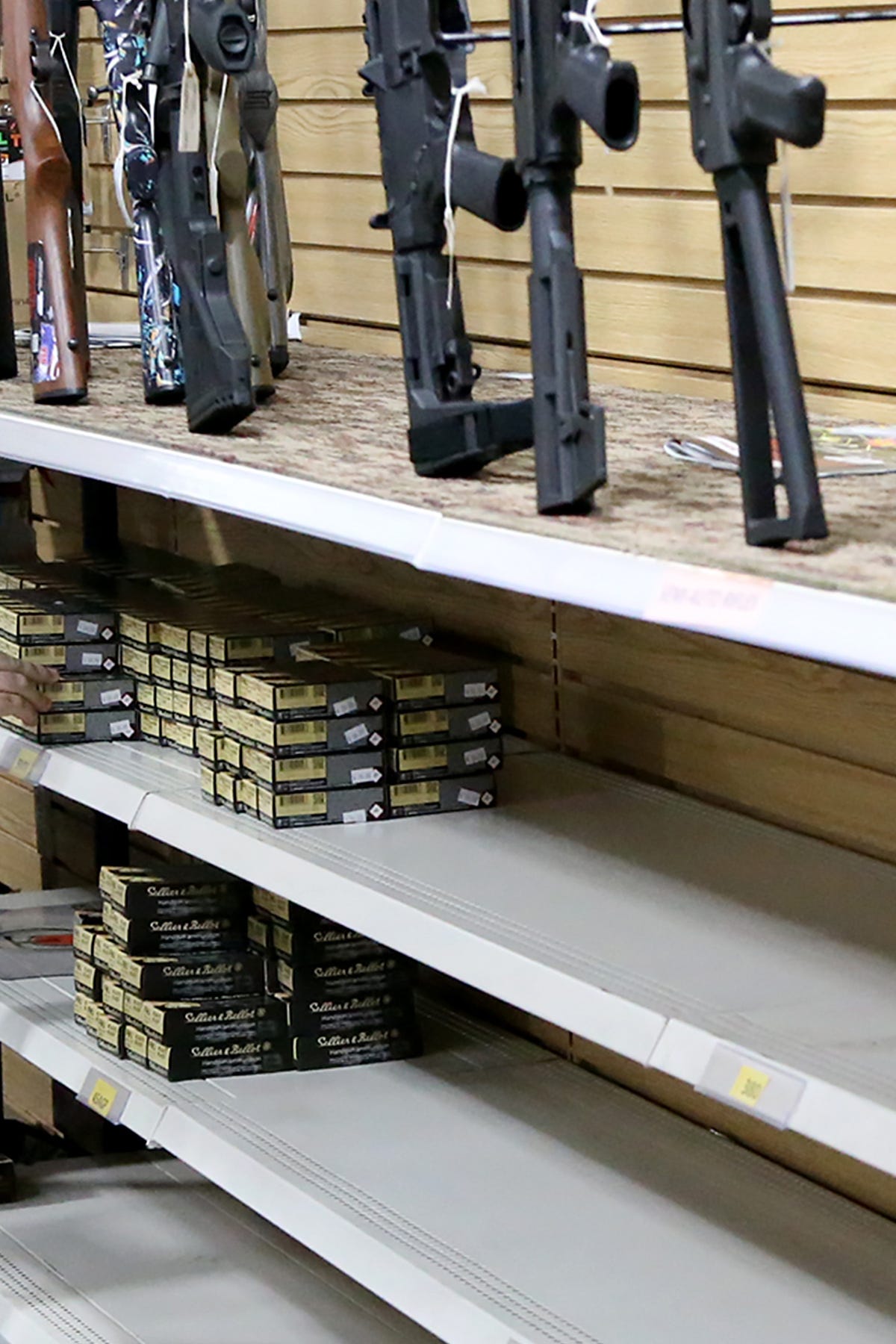 Law enforcement agencies compete with citizens for ammunition during