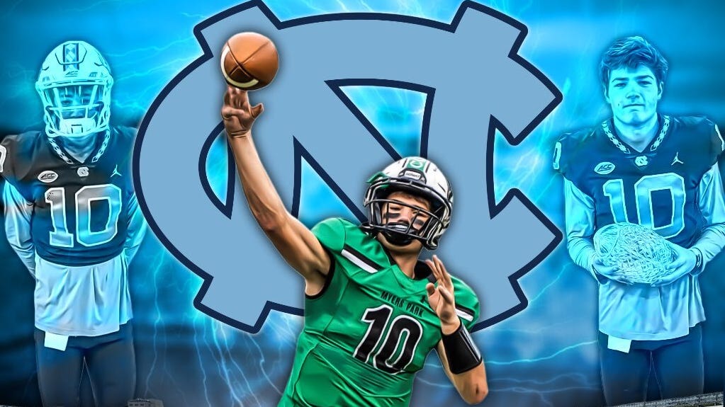 Former four-star freshman quarterback Drake Maye debuts for UNC football in spring game