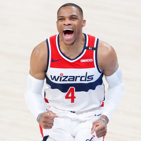 Russell Westbrook and the Wizards have seven in a 