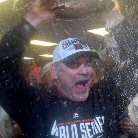 Bruce Bochy led the Giants to World Series titles 
