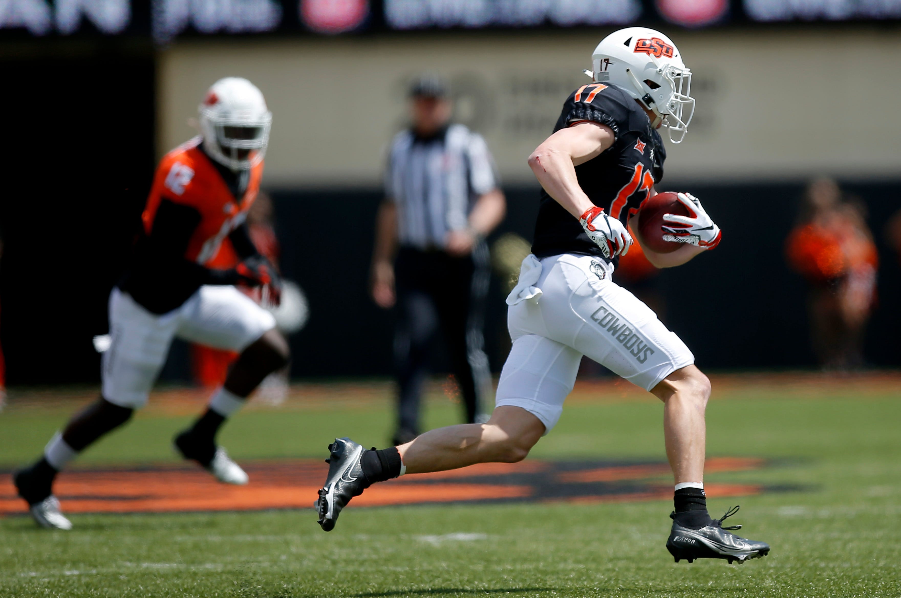 OSU spring game 2021 Cowboys still looking for next best receiver