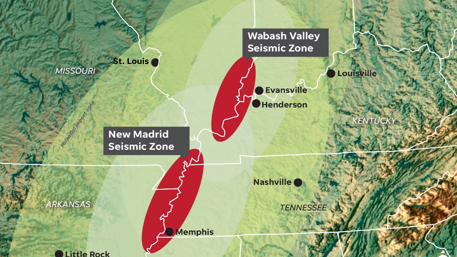 Madrid Fault Line Map New Madrid Fault: How A Major Earthquake Could Devastate The Tri-State