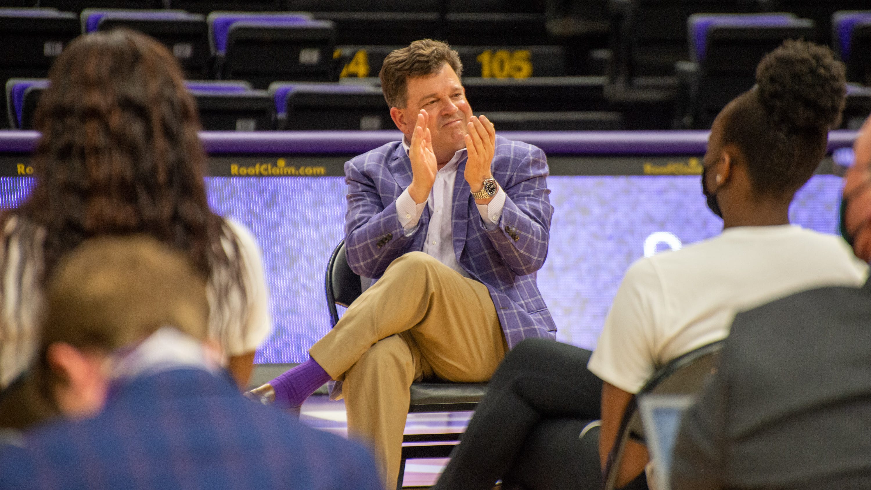 LSU athletic director Scott Woodward's head football coach hiring