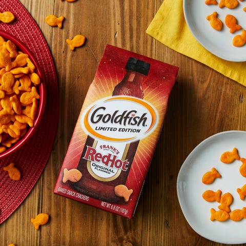 Goldfish has a new spicy flavor.