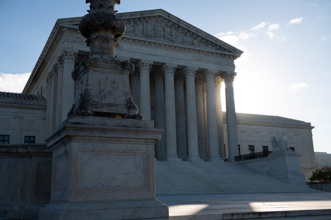 The U.S. Supreme Court in Washington, D.C., on Nov. 10, 2020. (Graeme Sloan/Sipa USA/TNS)