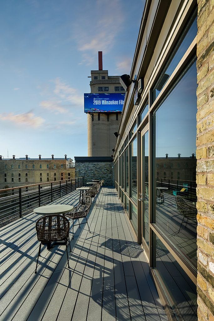 Milwaukee rooftop bar, lounge featuring sake opening at Nō Studios