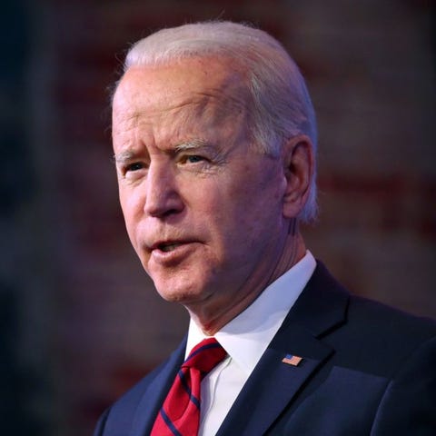 US President-elect Joe Biden delivers remarks on h