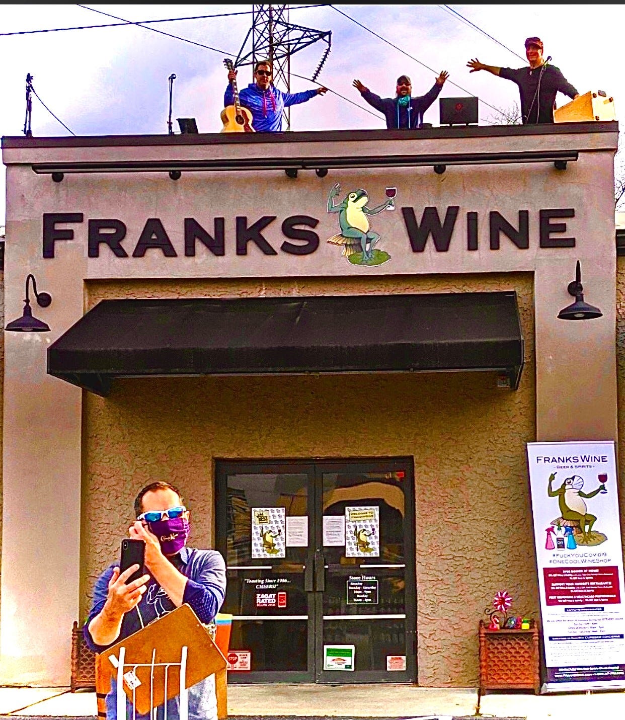 Wilmington liquor store hosts parking lot wine events with music, food