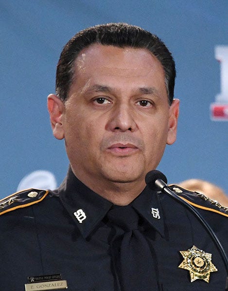 Texas Sheriff Ed Gonzalez, President Biden's nominee for the Director of Immigrations and Customs Enforcement.