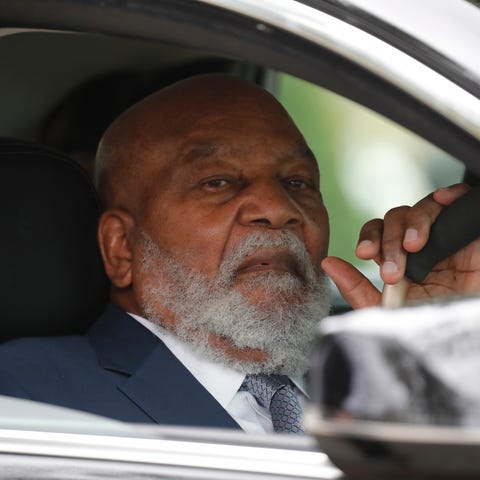 Jim Brown, shown in 2018 arriving at the White Hou