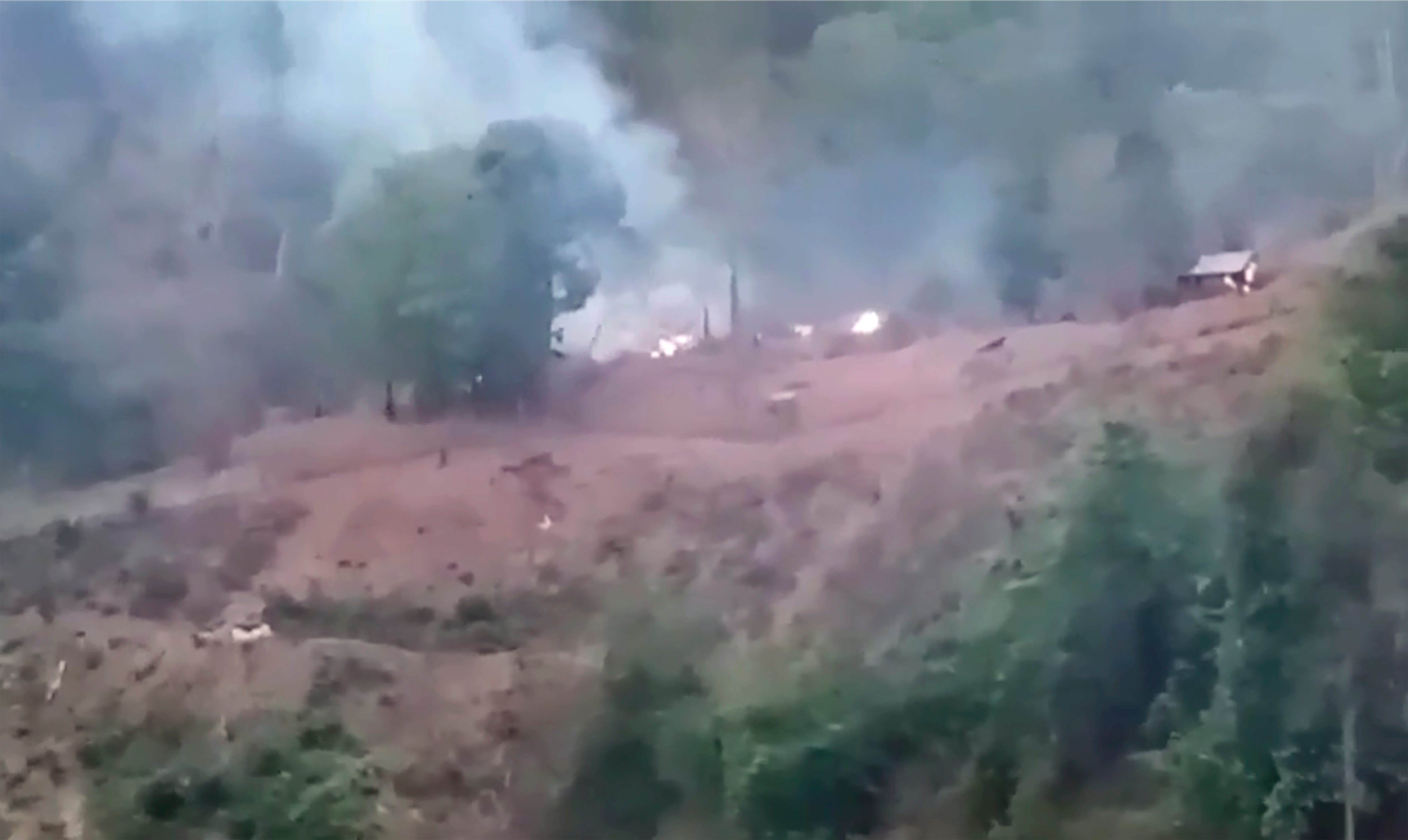 Reports: Myanmar airstrikes target ethnic forces on 2 fronts 1