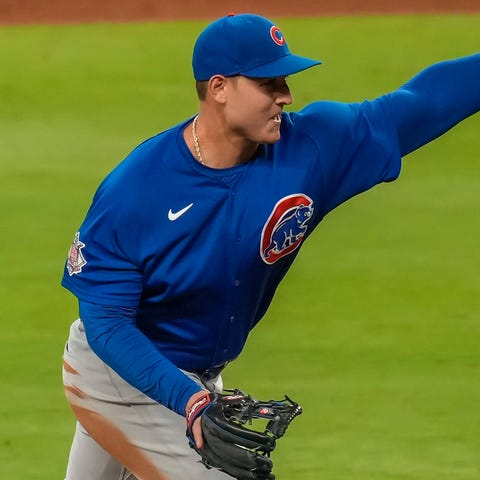 Cubs first baseman Anthony Rizzo topped out at 74 