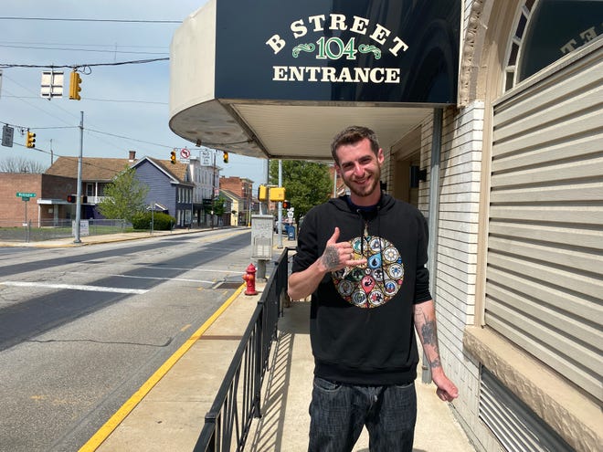 Wes Kuhn, who works at B Street in Greencastle, started the Idle Hands group to help his community.