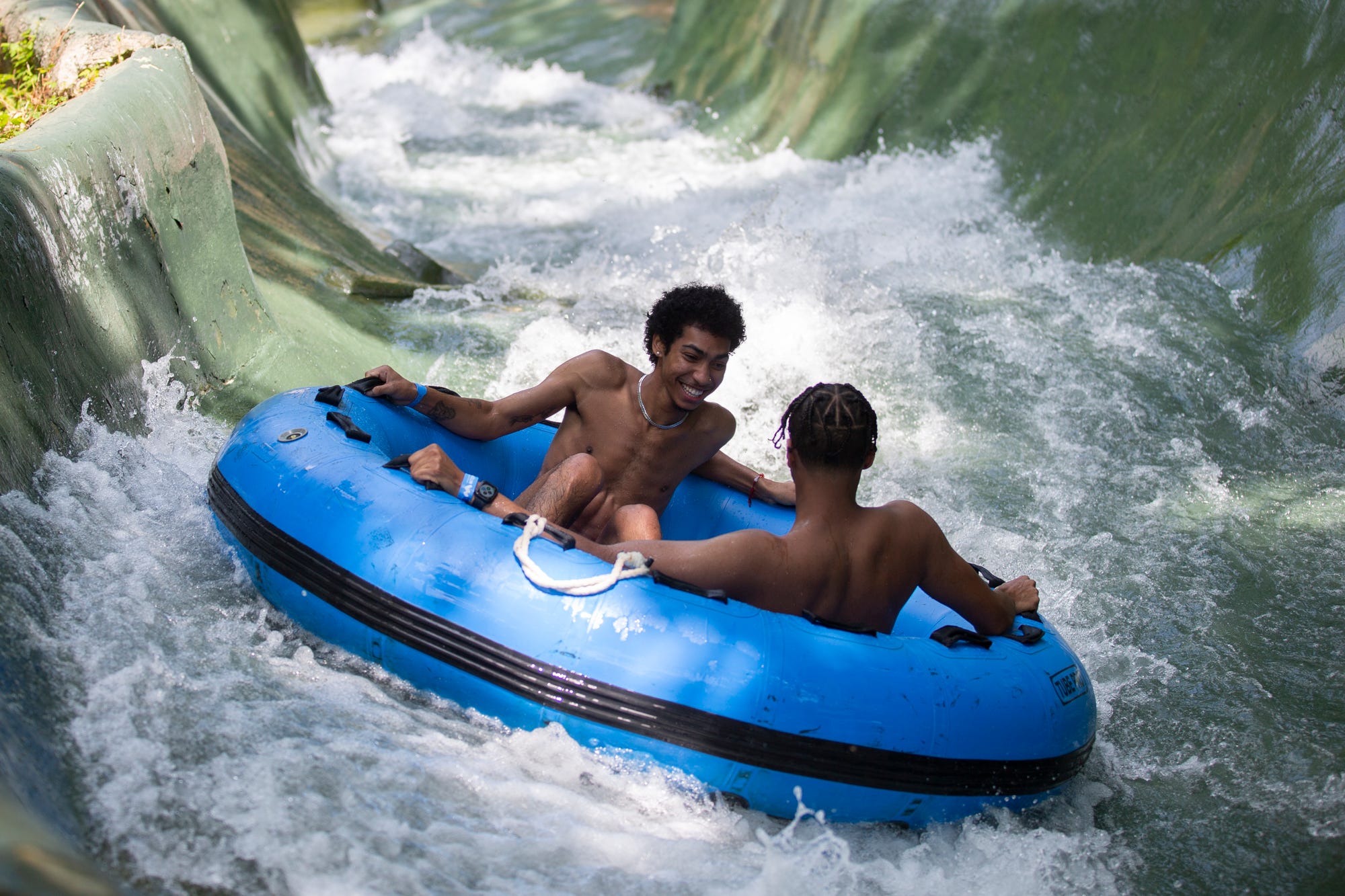 Guests pictured at Mountain Creek Waterpark in Vernon during the 2020 season.