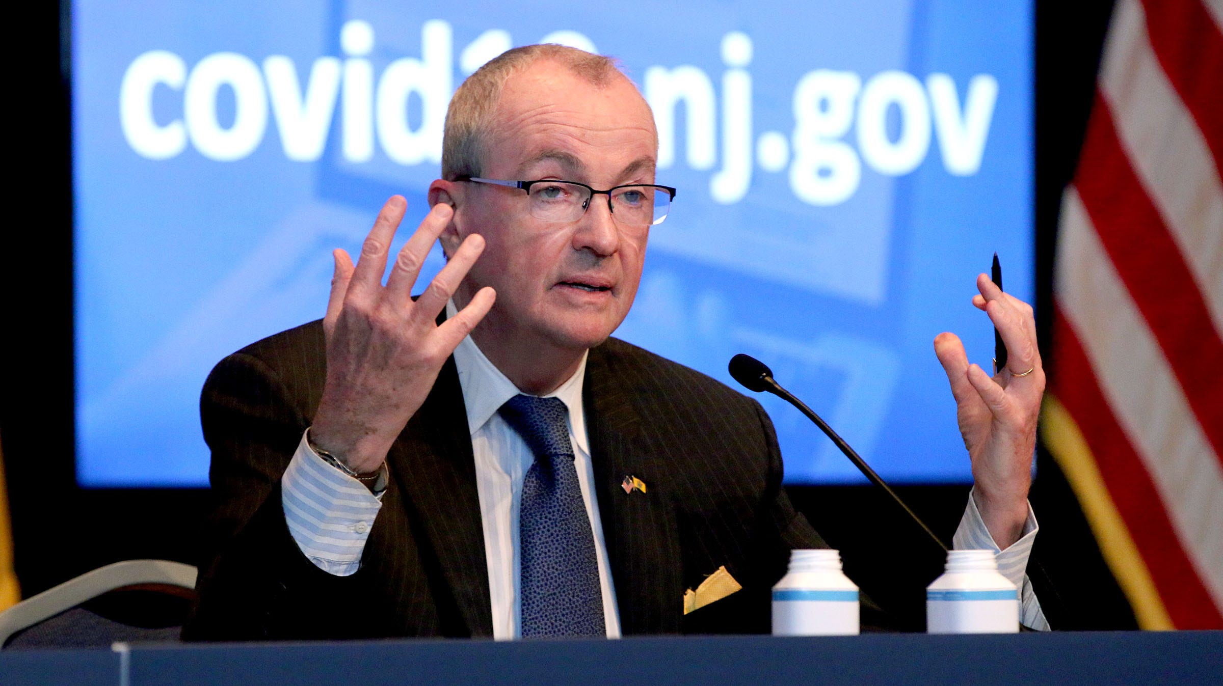 NJ Governor Phil Murphy said he is still awaiting federal guidance on whether he can spend federal stimulus money to help undocumented workers.