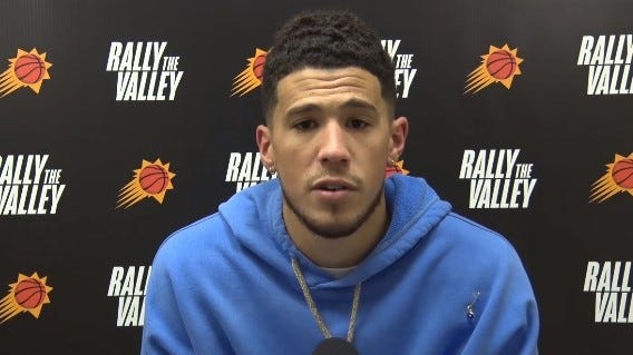 Devin Booker Supports Mamba And Mambacita Foundation With Gear