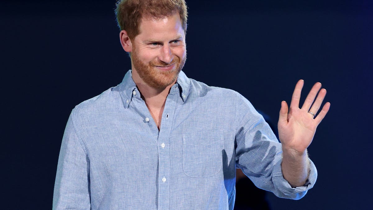 Prince Harry, Duke of Sussex, speaks onstage during Global Citizen's 'Vax Live: The Concert to Reunite the World' at SoFi Stadium on May 2, 2021 in Inglewood, Calif.