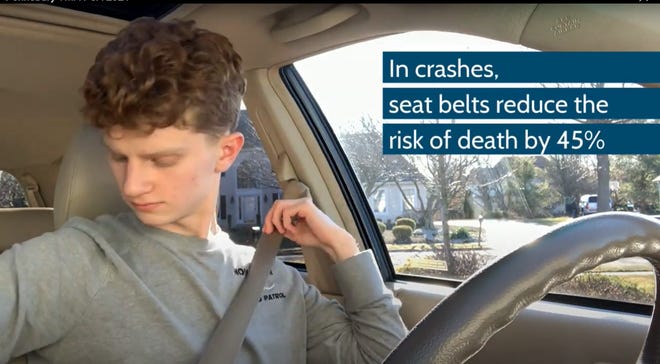 Pennsbury High School's video on seatbelt usage is the winner of this year's TMA Bucks Seatbelt Safety video PSA challenge.