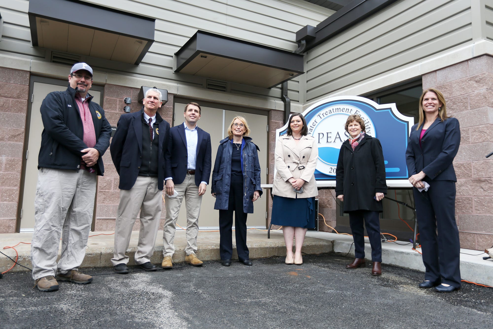 Portsmouth NH PFAS water cleanup facility's celebrated at Pease