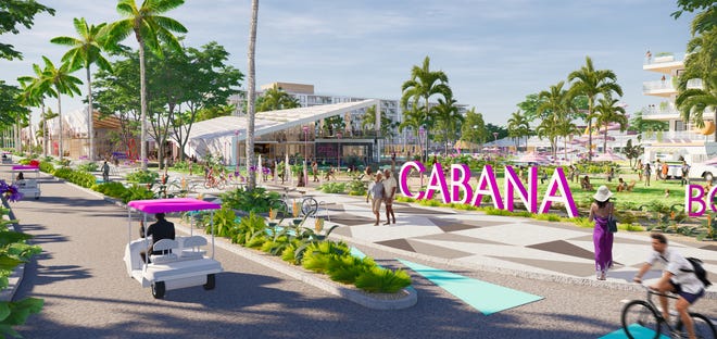 Cabana Resort design for Great Food Hall on Bonita Beach Road