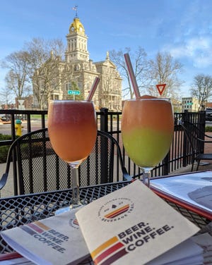 The Licking County Brew Crew recommends wine slushies at Buckeye Winery as part of the 2021 Beverage Trail.