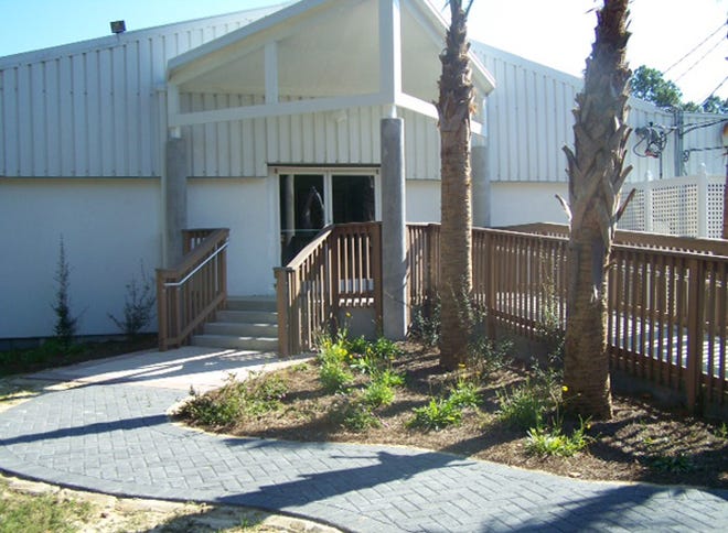 The museum's current front entrance is accessible through the Visitor's Center at 308 Airport Road in Panama City.