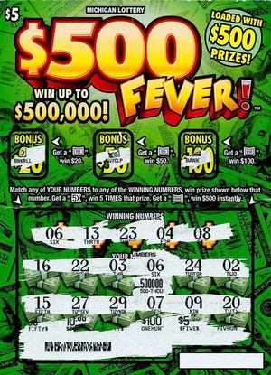 A 44-year-old Detroit woman recently won $500,000 on a $500 Fever instant Michigan Lottery ticket.