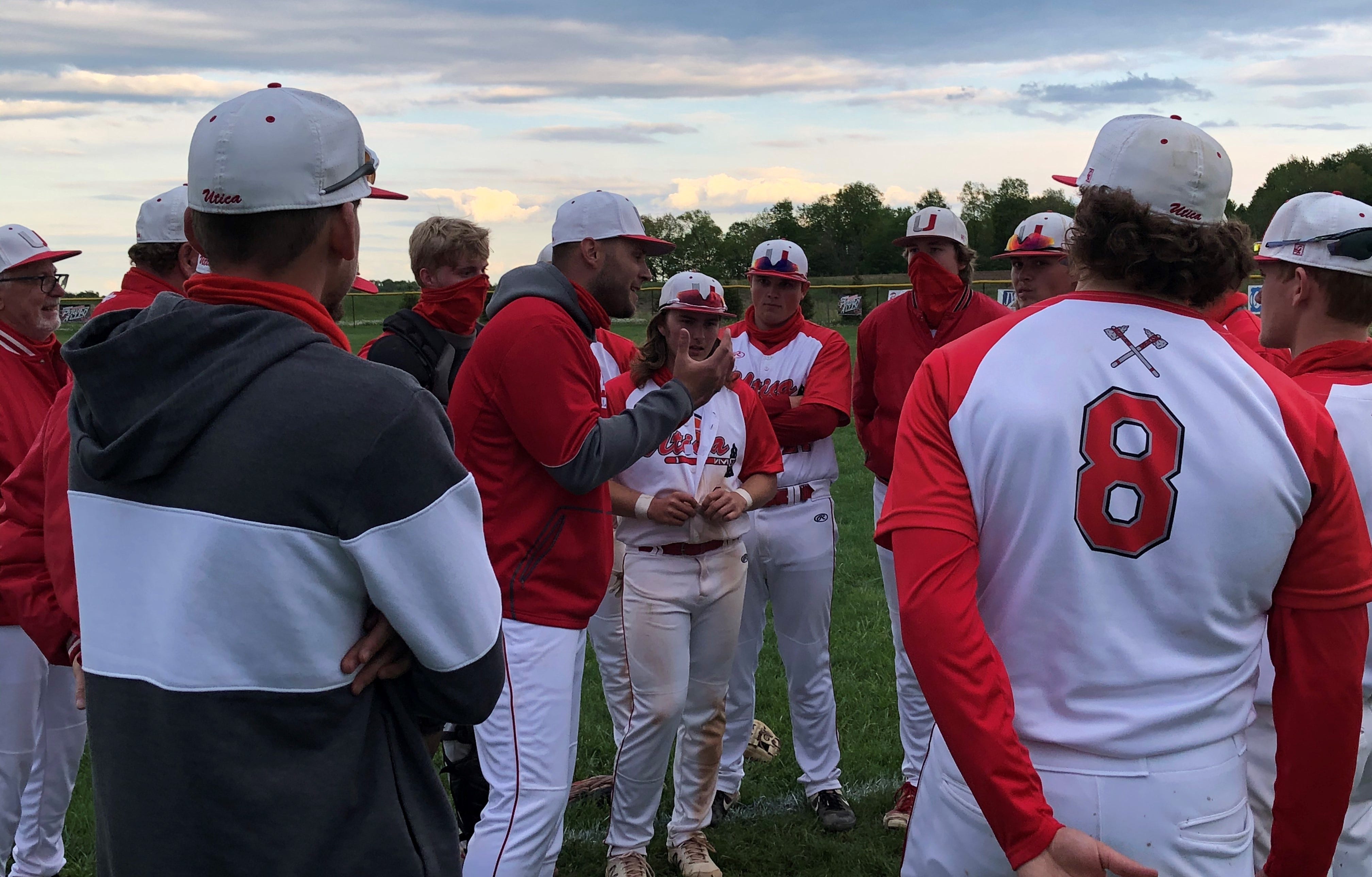 Utica baseball answers challenge, earns 1stplace tie in LCL Cardinal