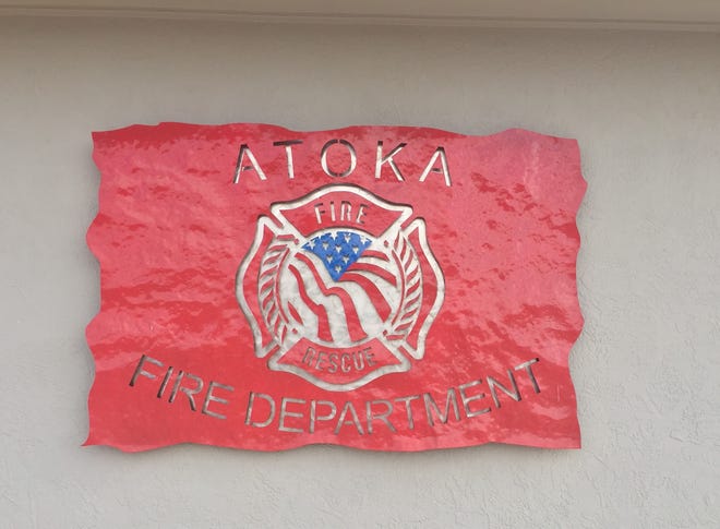A sign from the Atoka Volunteer Fire Department greets visitors on May 4, 2021. Eddy County officials approved a $ 1 million tax break on a new fire truck for the division south of Artesia.