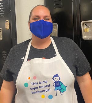 Crystal Brock is the child nutrition manager at McNiel Middle School. Chartwells K12 and Wichita Falls ISD are celebrating Brock and other child nutrition workers as part of National School Lunch Hero Day on Friday.