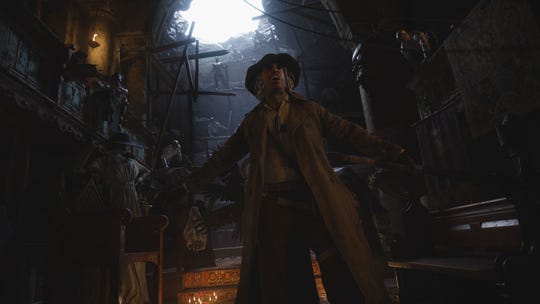 Character Karl Heisenberg appears in 'Resident Evil Village.'