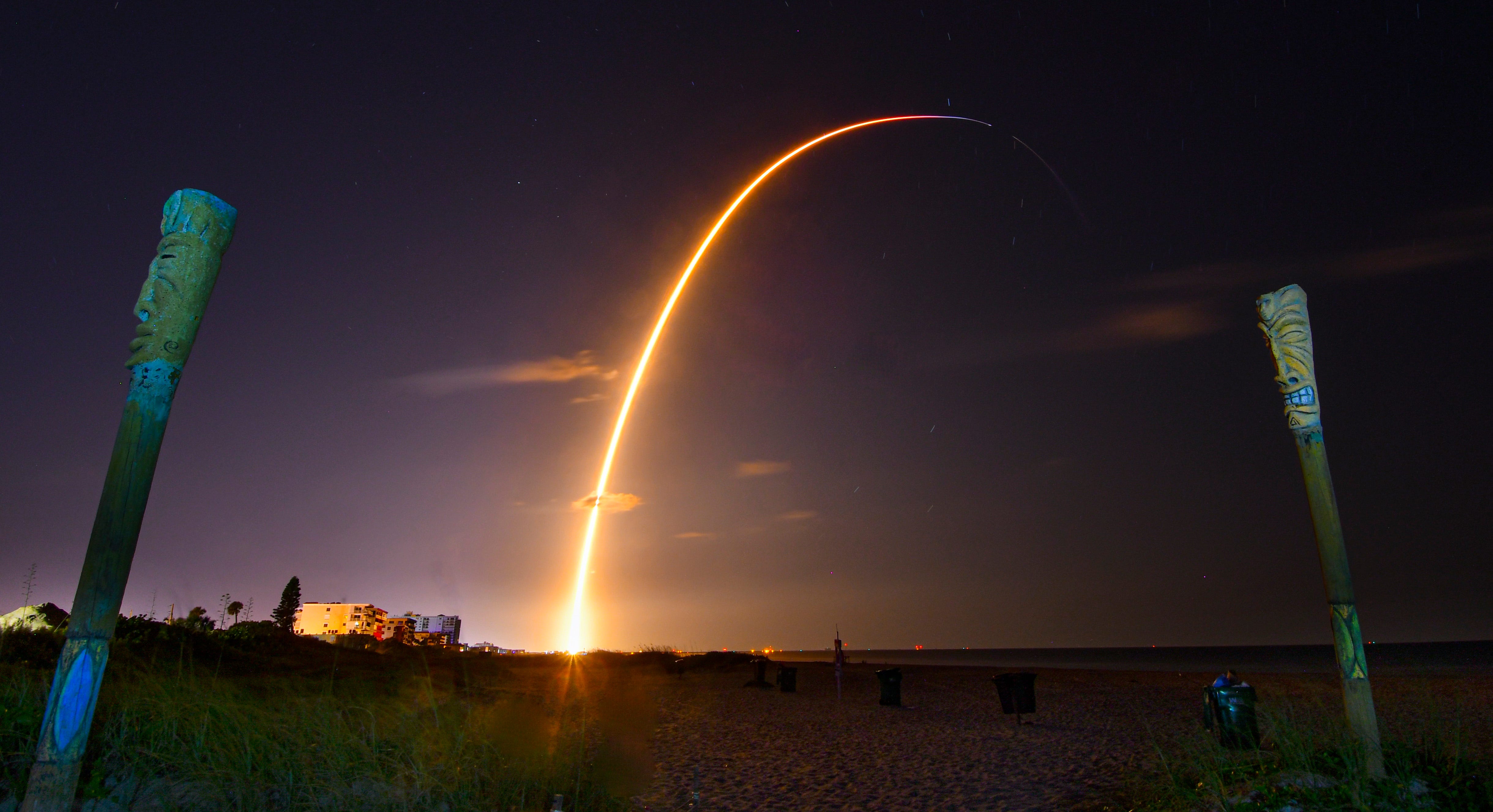 SpaceX rocket launches on recordbreaking 10th flight from Florida