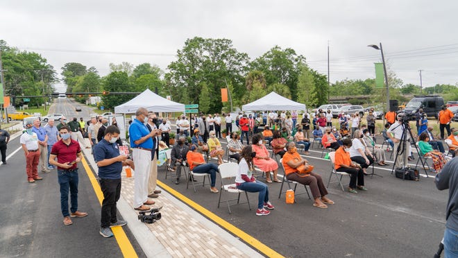 A celebration for the extension of FAMU Way from Wahnish Way to Lake Bradford Road was held April 20, 2021. Art proposals are being accepted for Segment 3 of the History and Culture Trail project, which will focus on honoring stories of African American neighborhoods.