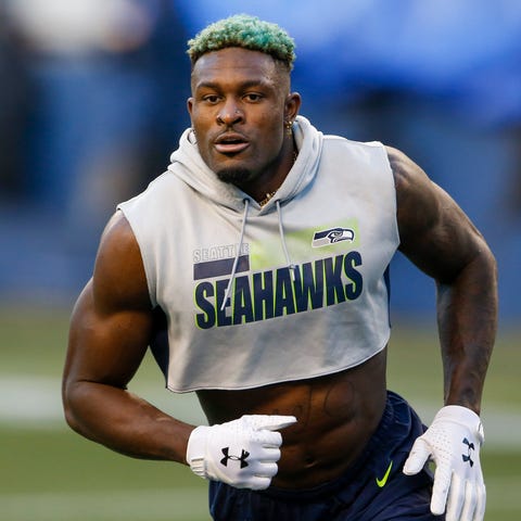 Seattle Seahawks wide receiver DK Metcalf tested h