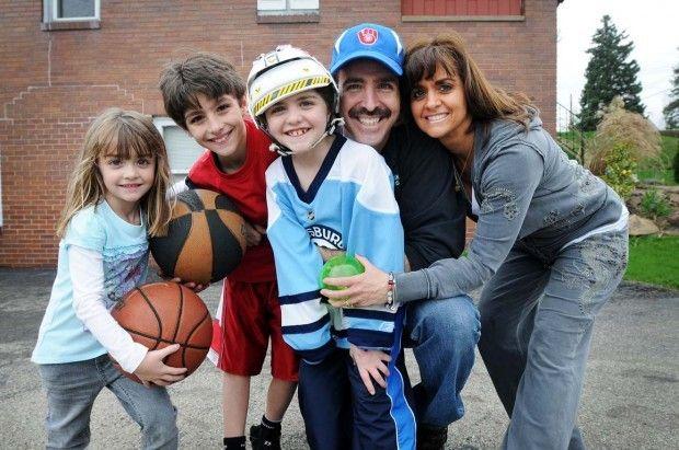 Antonio Dinello, with his family in 2011. From left are Mia, Angelo, Antonio, Al and Pandora.