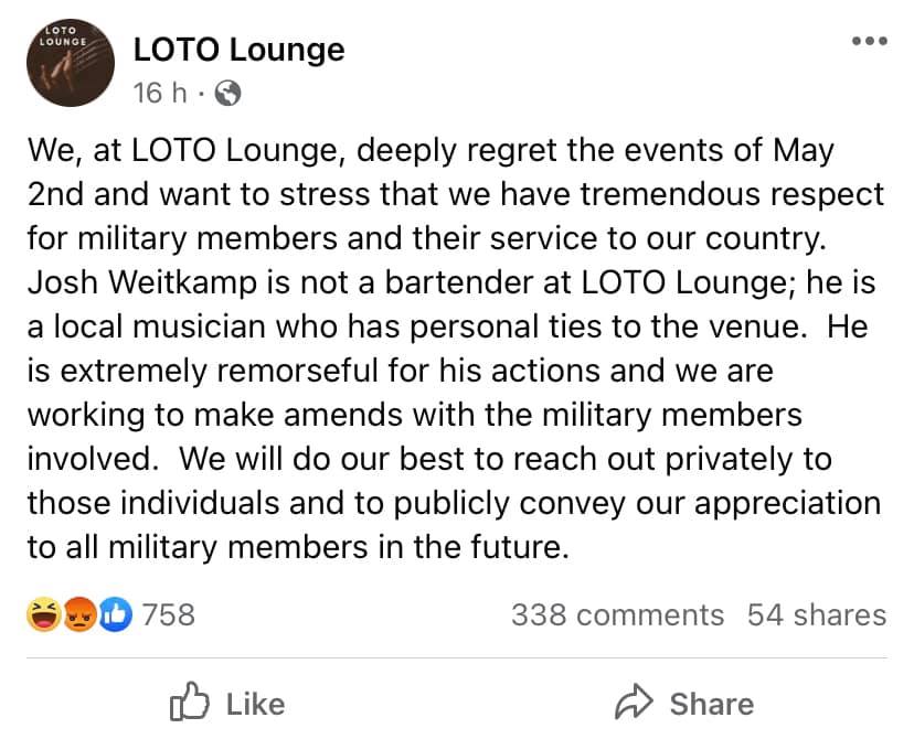 Bartender Fake Military Id