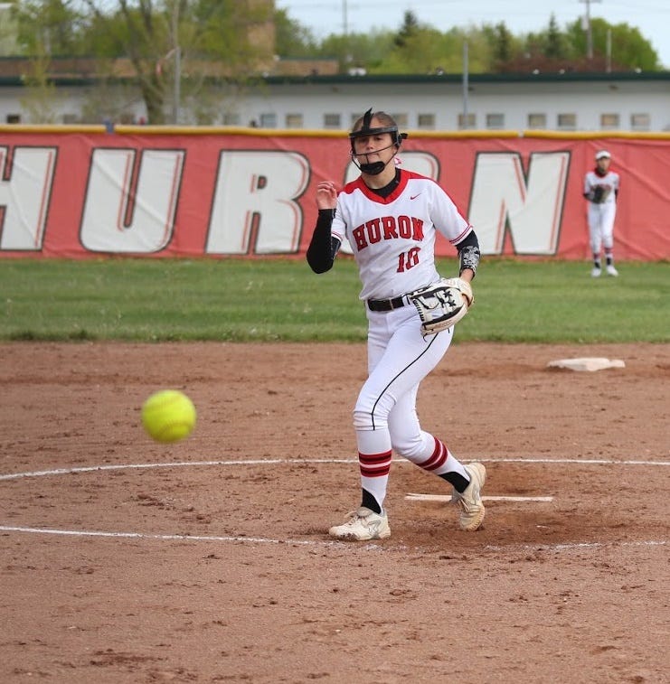 LOCAL SPORTS Huron leads AllHuron League choices for baseball, softball
