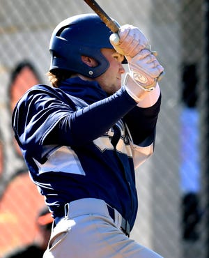 Colin Ahr, seen here in a file photo, delivered the big blow for Dallastown on Thursday in its win over Red Lion.