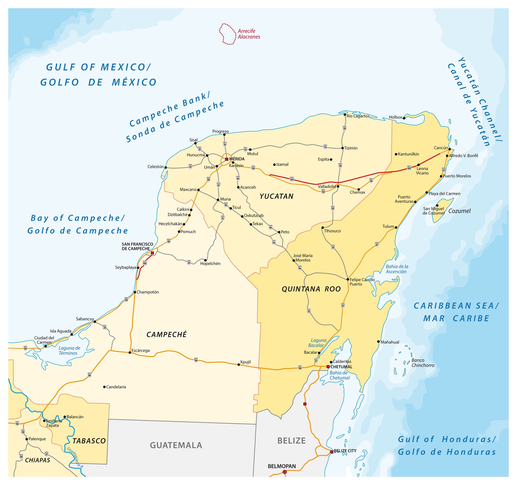 Cancun is located within the municipality of Benito Juarez, within the state of Quintana Roo. Last week, Benito Juarez saw a 65% spike in COVID-19 at a time when the rest of the country is improving.